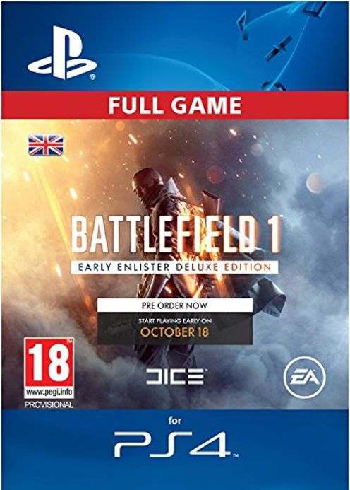 Battlefield 1 Early Enlister Deluxe Edition PS4