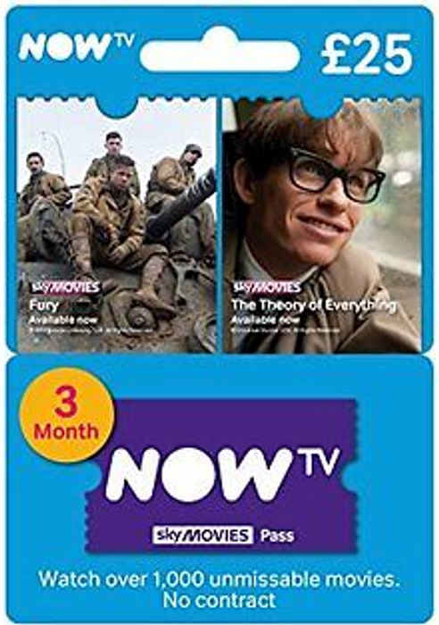 NOW TV - Movies 3 Month Pass