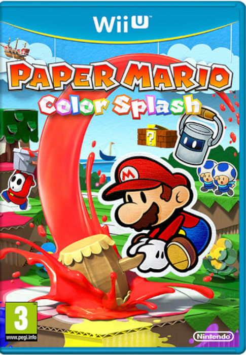 Paper Mario Color Splash Wii U - Game Code (EU & UK)