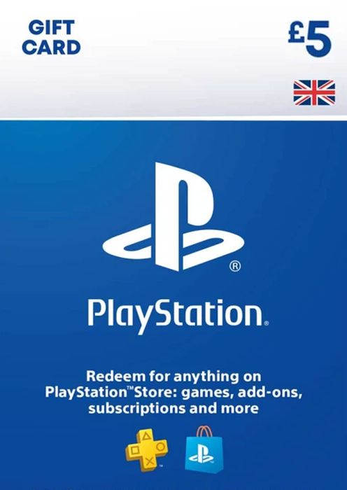 PLAYSTATION STORE GIFT CARD - 5 GBP (UK)