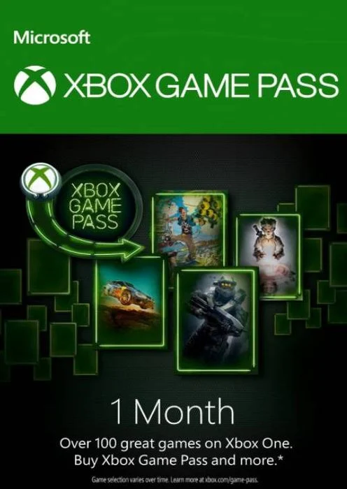 1 Month Xbox Game Pass Xbox One