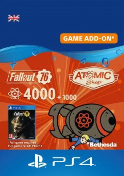Fallout 76 - 5000 Atoms PS4 1 Fallout 76 - 5000 Atoms PS4