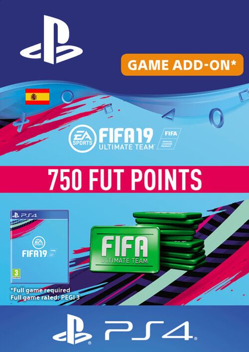 Fifa 19 - 750 FUT Points PS4 (Spain) 1 Fifa 19 - 750 FUT Points PS4 (Spain)
