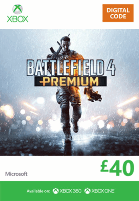 Xbox Live 40 GBP Gift Card: Battlefield 4 Premium (Xbox 360/One)