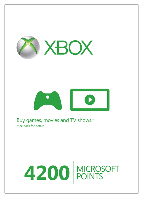 Xbox Live 4200 Microsoft Points (Xbox 360)