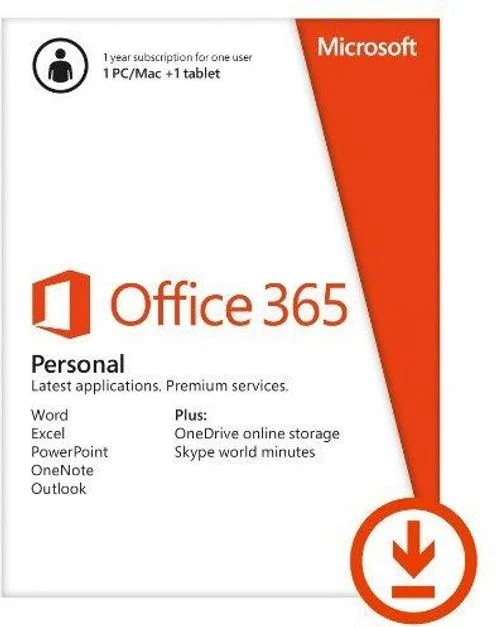Microsoft Office 365 Personal 1yr Subscription Download (PC) (US)