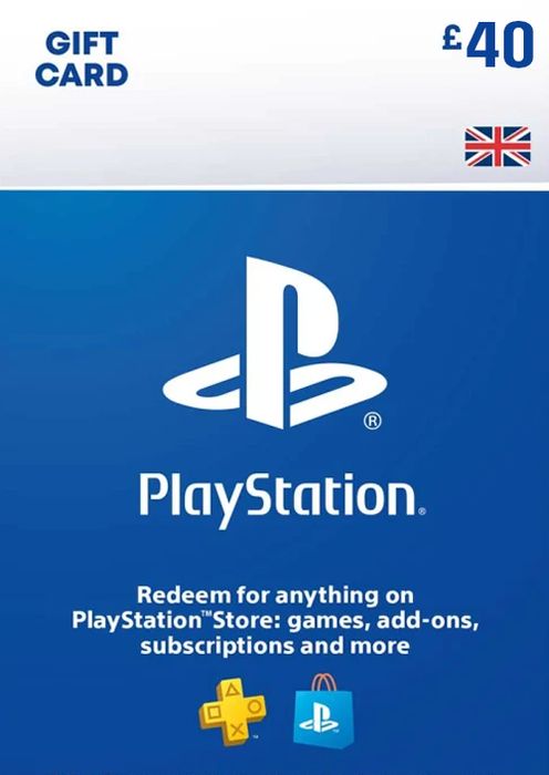 PLAYSTATION STORE GIFT CARD - 40 GBP (UK)