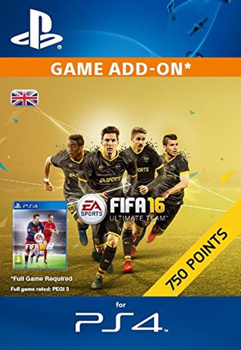 750 FIFA 16 Points PS4 PSN Code - UK account