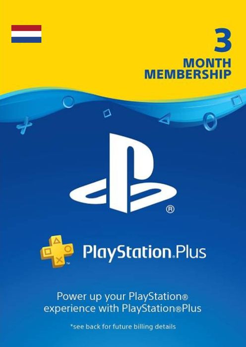 Playstation Plus (PS+) - 3 Month Subscription (Netherlands)